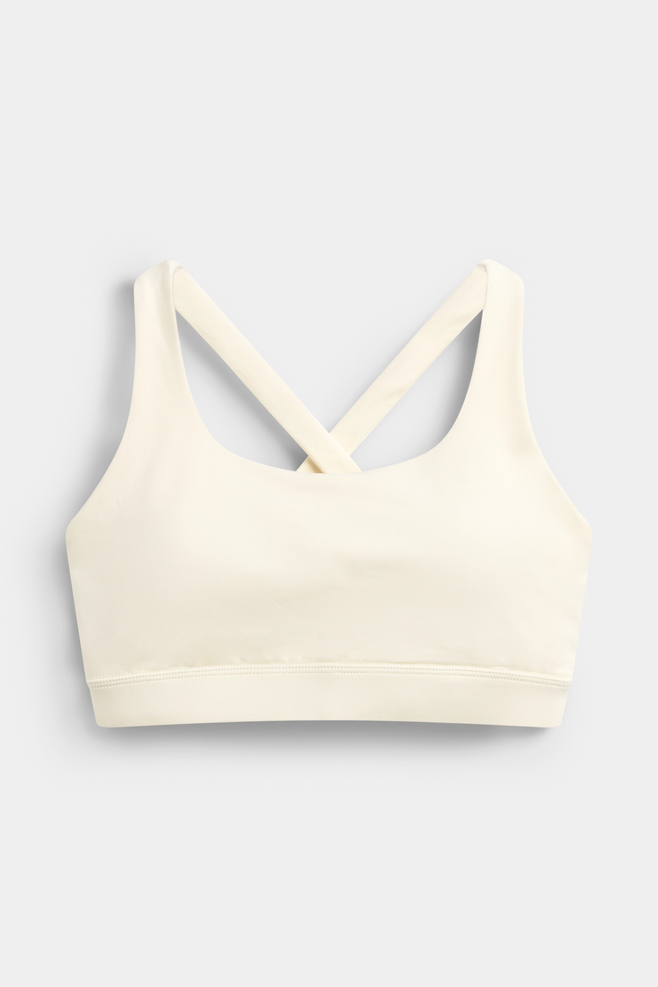 Cloudform® Crossback Sports Bra - Butter Yellow
