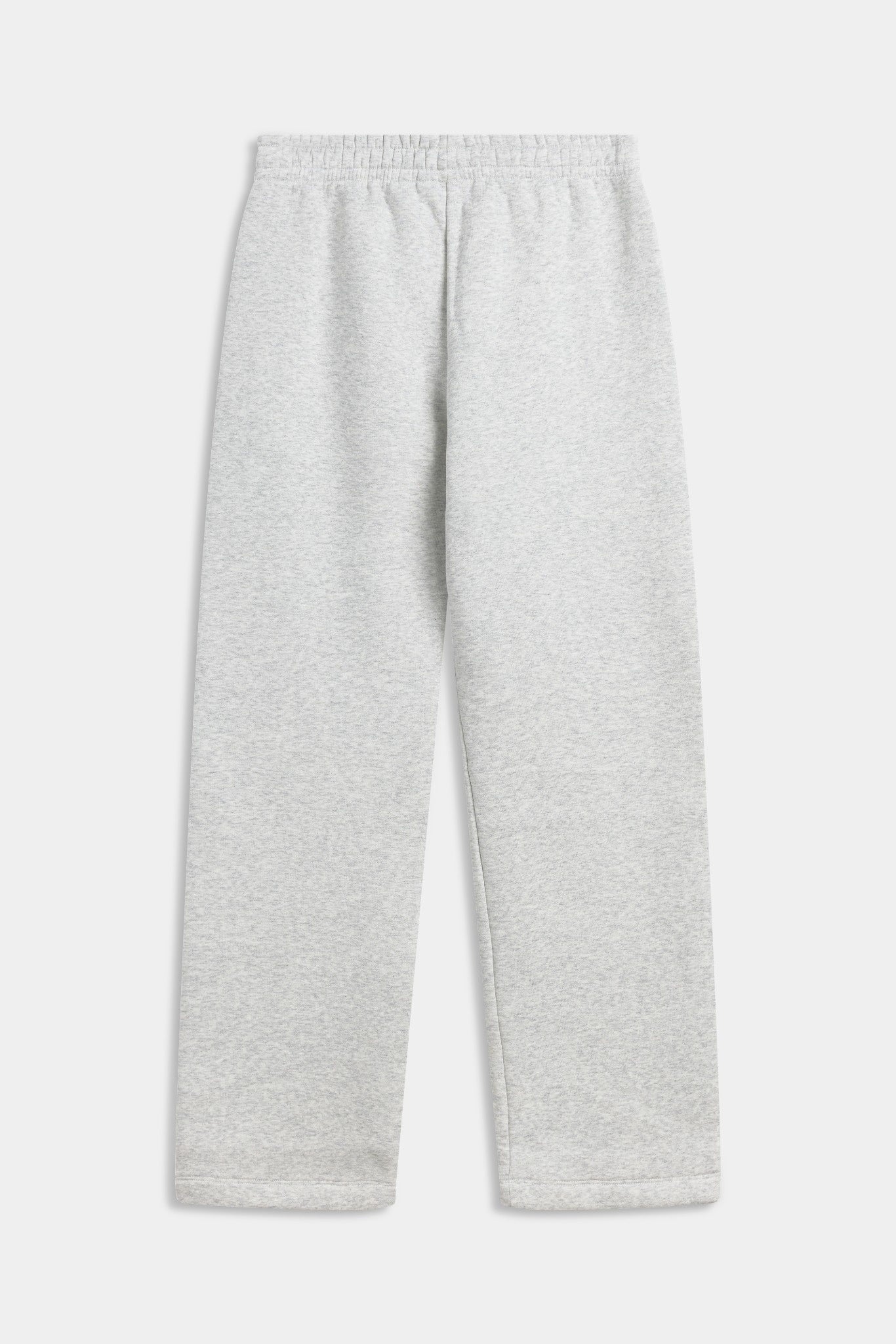 CASPARA men's grey melange straight-leg sweatpants displayed flat against a grey background.