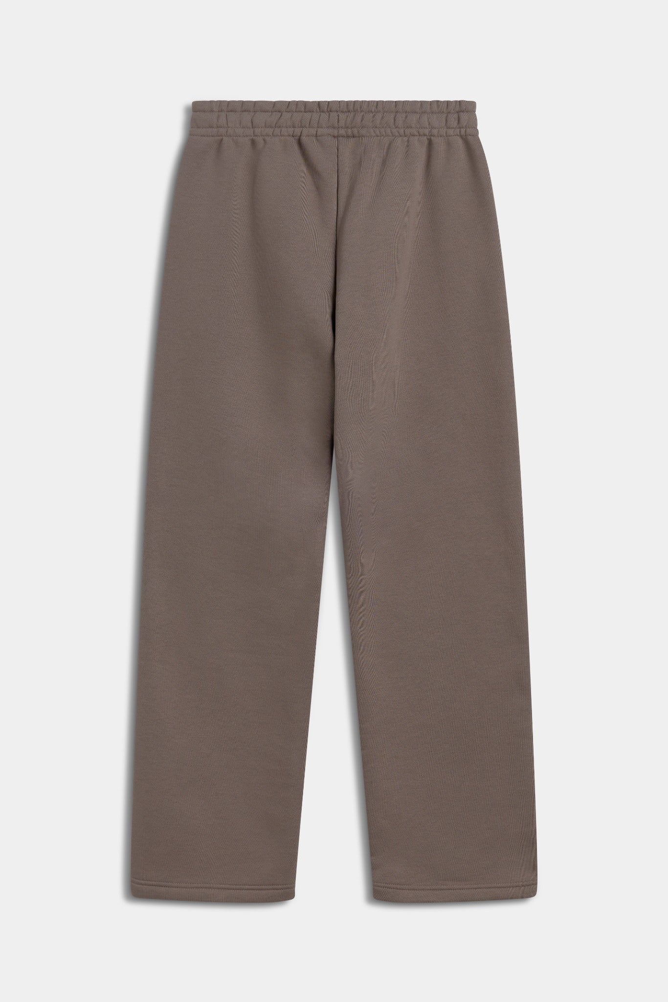 CASPARA walnut brown All-Star straight-leg sweatpants shown from the back against a plain background.
