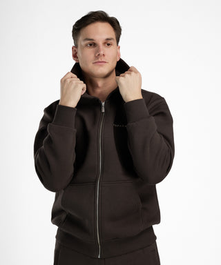 M. Cosmo Zip Hoodie - Espresso